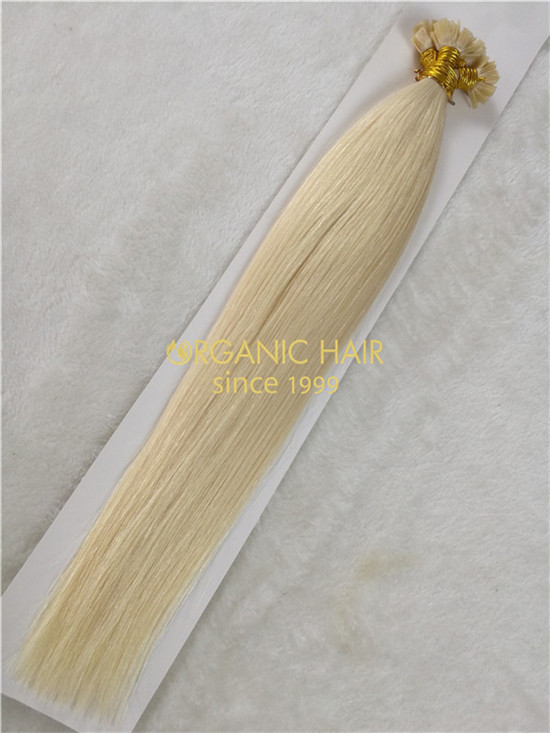 Wholesale remy flat tip hair extension #60A X17